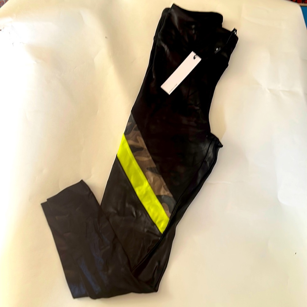 Koral Metallica black leggings with camo detail